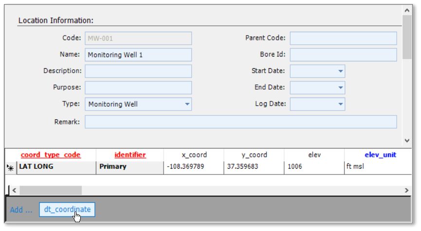 Pro-Location Form-Coordinates