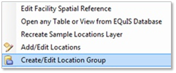 Arc-EQuIS-Utilities-Location Group