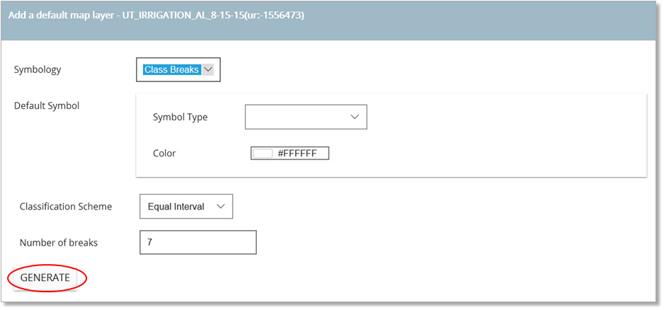 Ent-Map Report Layer Generate