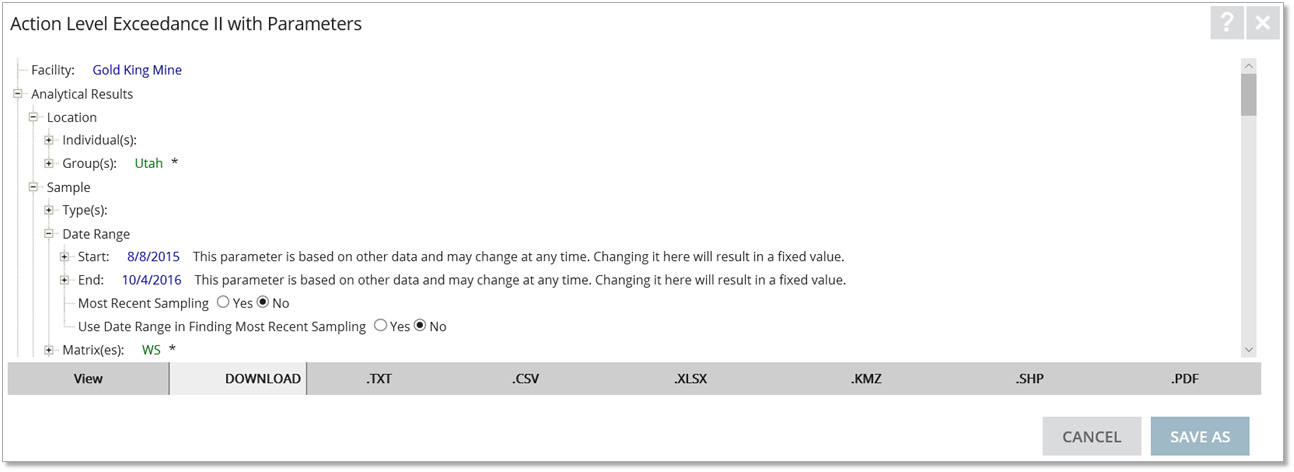 Ent-EZView-Exercise-Report Editor