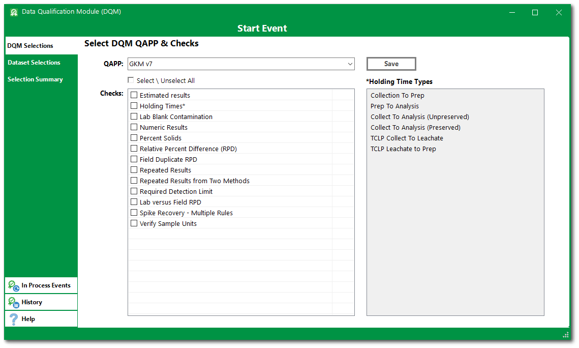 DQM_Create_Event_QAPP_Selection