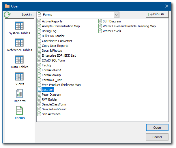 Pro-Location Form