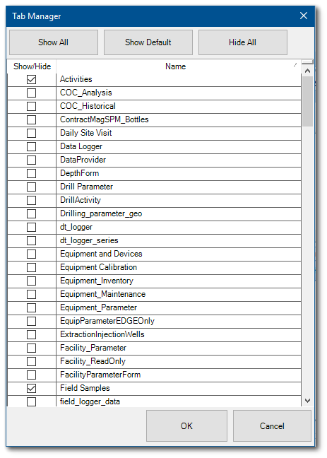 EDGE-Tab Manager